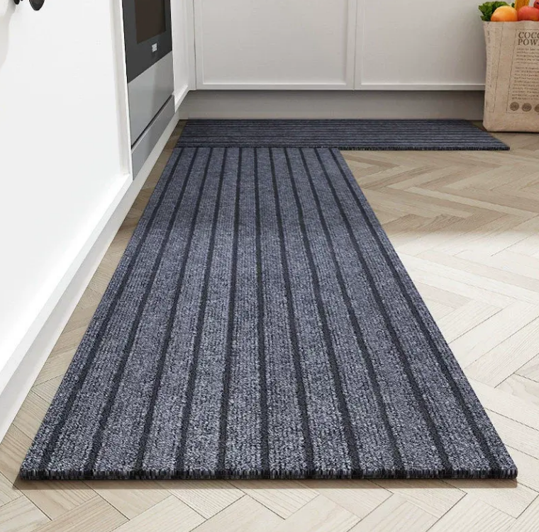High-Quality Hot Selling Modern Striped Design Polyester Door Mat Durable Easy Clean for Outdoor Home Use Woven Reasonably Priced Manufacturers, Factory