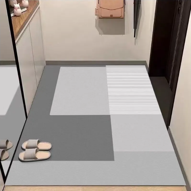 High-Quality Quick Dry Diatom Shower Water Absorbent Floor Mat Diatomite Bath Mats Quick Absorption Non Slip Bathroom Rug Mat Manufacturer, Factories