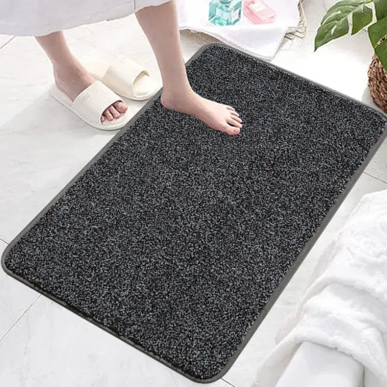 High-Quality Quick Dry Soft and Durable Modern Anti Slip Doormat Rug Machine-Washable Cotton Bathroom Mat Non-Slip House Mat for Home Use Supplier, Factory