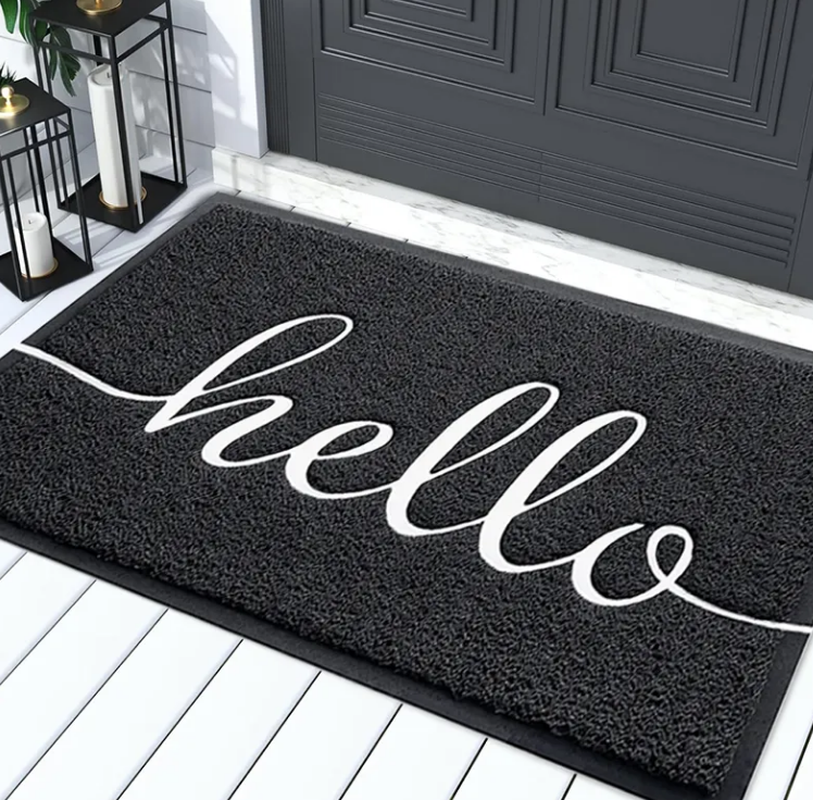 High-Quality anti-slip waterproof custom embossed logo entrance mats pvc coil doormats indoor front welcome outdoordoor mats Manufacturers, Factory