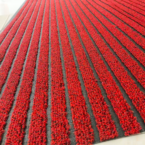 High-Quality Plastic Seven Rib Mats PP PE Entry Brush Shoe Carpet Runner Rugs Plastic Seven Rib PVC Backing for Commercial Door Haywall Runner Outdoor Supplier, Suppliers