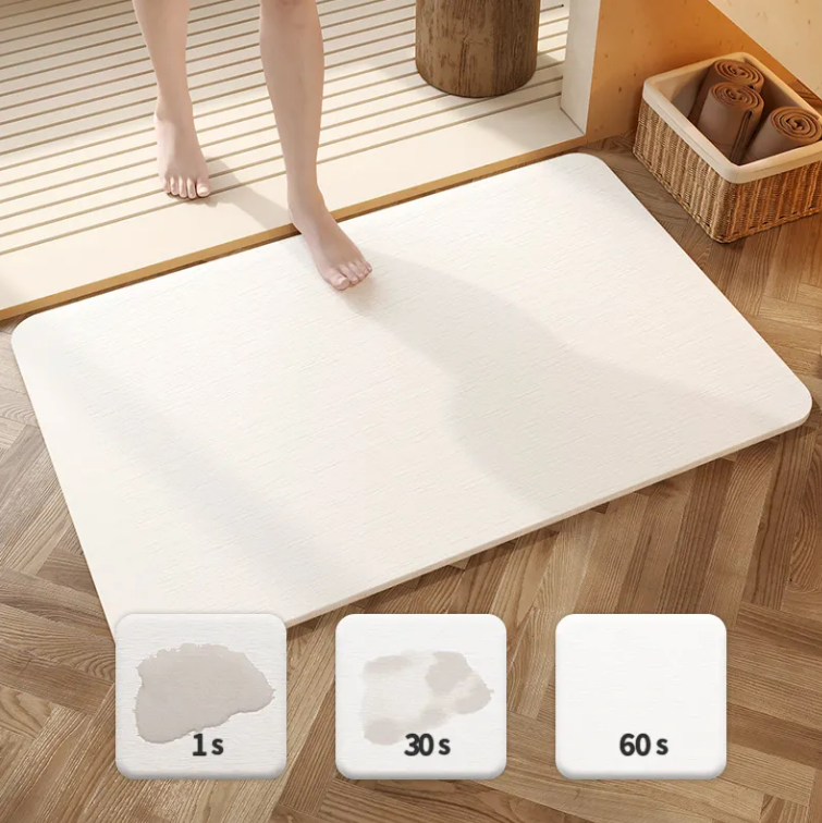High-Quality algae diatom mud marble memorial foom absorbent quick-drying set non slip diatom mud floor stone kit bath for grey bathroom mat Manufacturer, Manufacturers