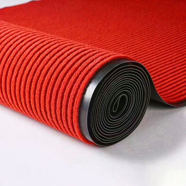 Dual rib carpet rugs runner mat in roll backing