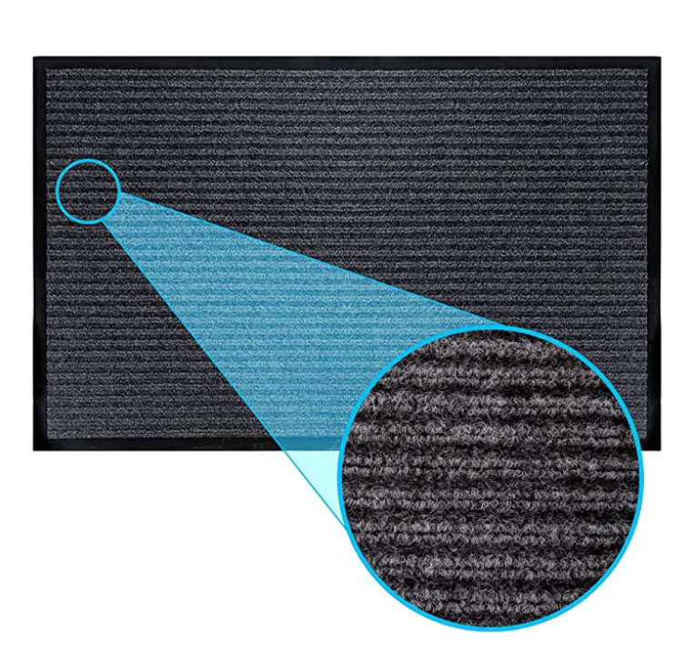 High-Quality Dirt Trapper Polyester Door Mats Indoor Outdoor Anti-skid Custom Foot Entrance Front Welcome Door Mats Supplier, Factories