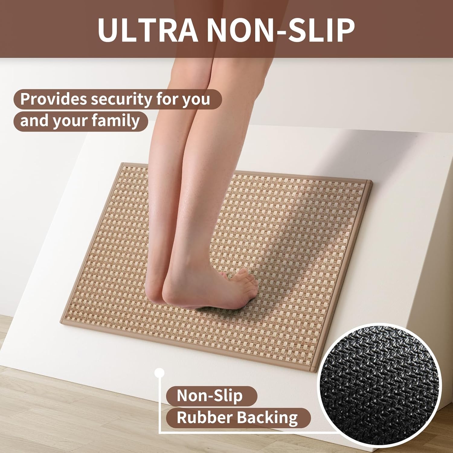 5mm Grid Pile Front Door Mat - Detail 1