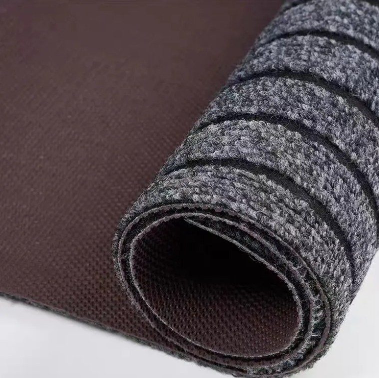 China Non-shedding TPR Carpet Tough Brown Color Backing Pads with Waterproof Texture Durable Rectangular Mat Factory, Factories