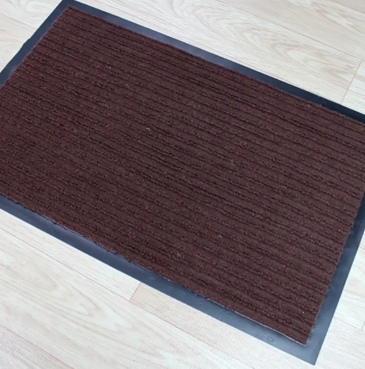 High-Quality Custom Blank Sublimation Doormat Double Ribbed Striped Pvc Outdoor Floor Mat Entrance Non slip Door Mat Manufacturer, Supplier