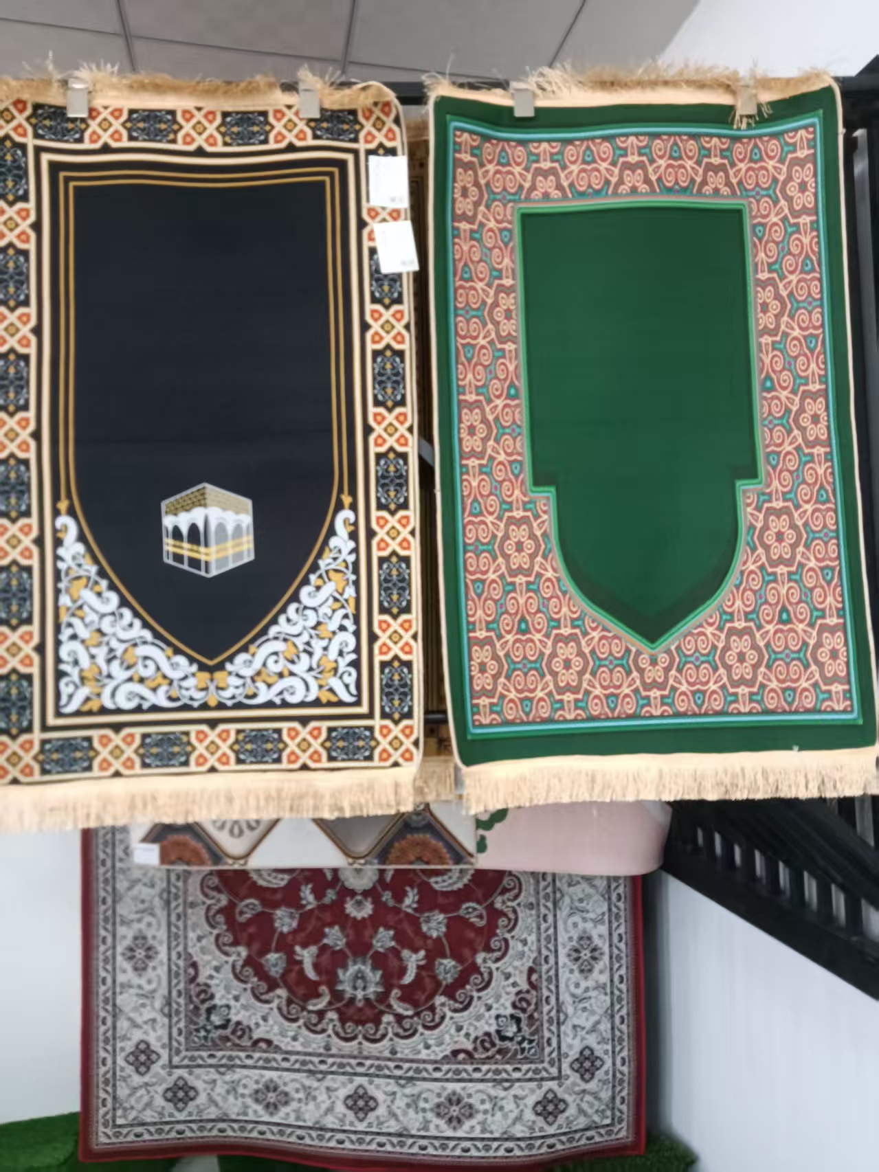 High-Quality High Quality Crystal Prayer Mat for Muslim Worship Mat Muslim Prayer Rug Clothes and TPE Back DoorMat Manufacturers, Factory