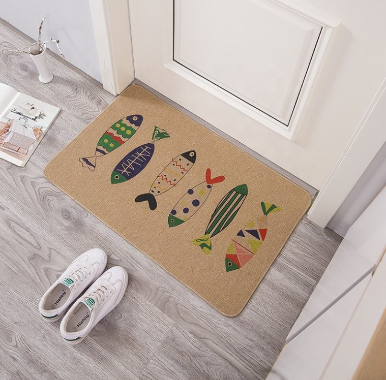 High-Quality Wholesale Anti-skid Cotton Linen Door Mat Floor Polyester Door Mat Anti-fatigue Kitchen Mat Manufacturers, Factories