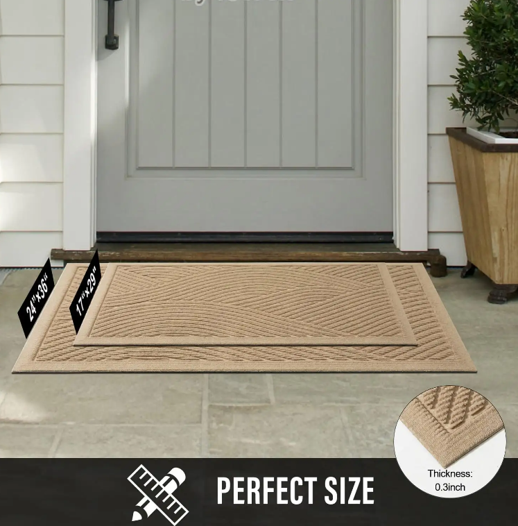 China Blank Doormat Entrance Outdoor Front Sublimation Door Mat Custom Rubber Door Mats for Home Suppliers, Factory