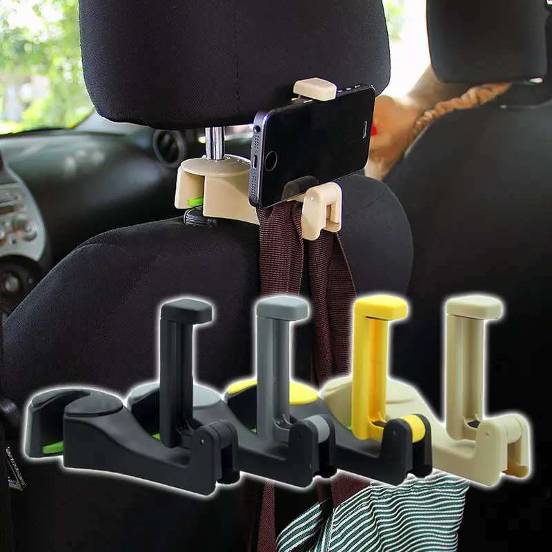 Wholesale G01 Car Seat Headrest Hook Phone Holder Hanging Handbag Manufacturer, Manufacturers