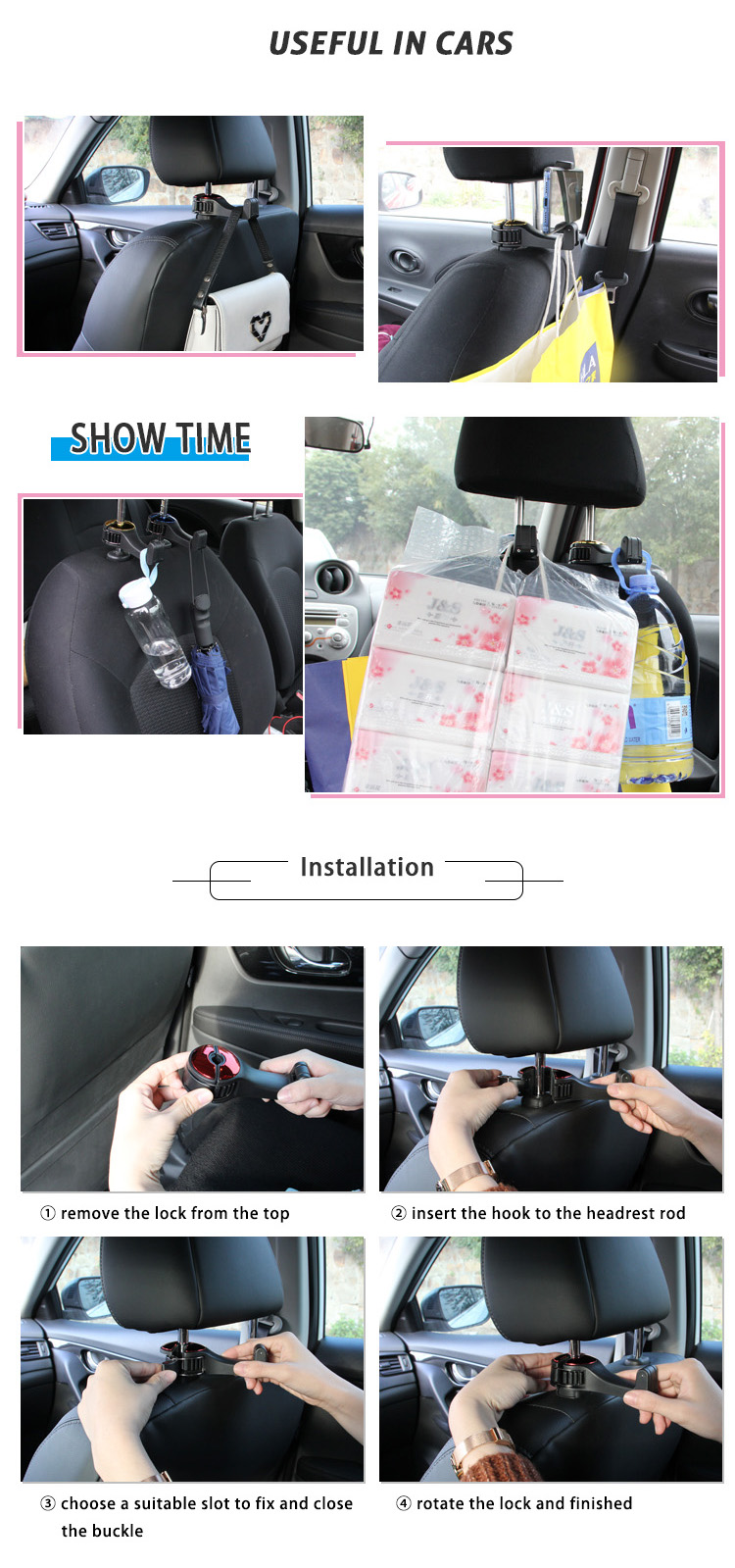 Car Seat Hook Detail 7
