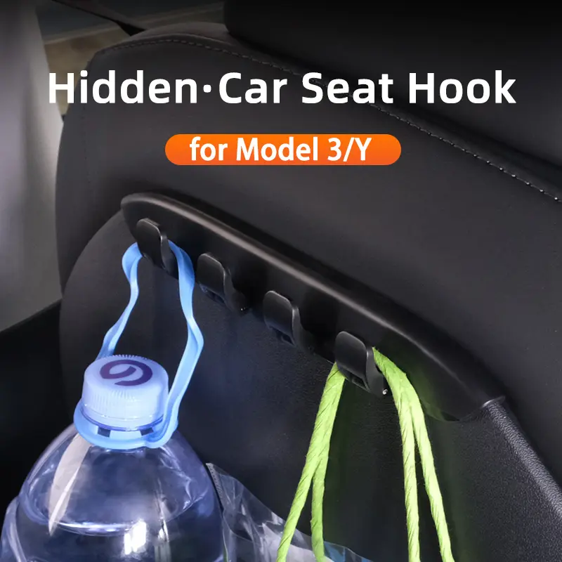 Wholesale G222 Upgraded Car Seat Hooks 2 Pack for Tesla Model Y/3 Manufacturer, Factories