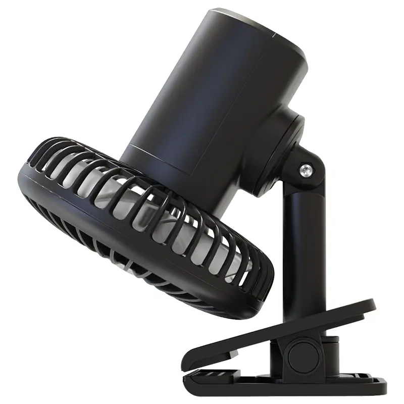 Wholesale F513 Mini Desktop Clip on Fan With LED Lights Manufacturer, Supplier