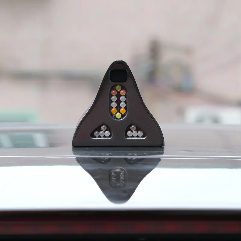 Custom Car Roof Shark Fin Solar Magnetic Warning LED Light D10B Supplier, Factories