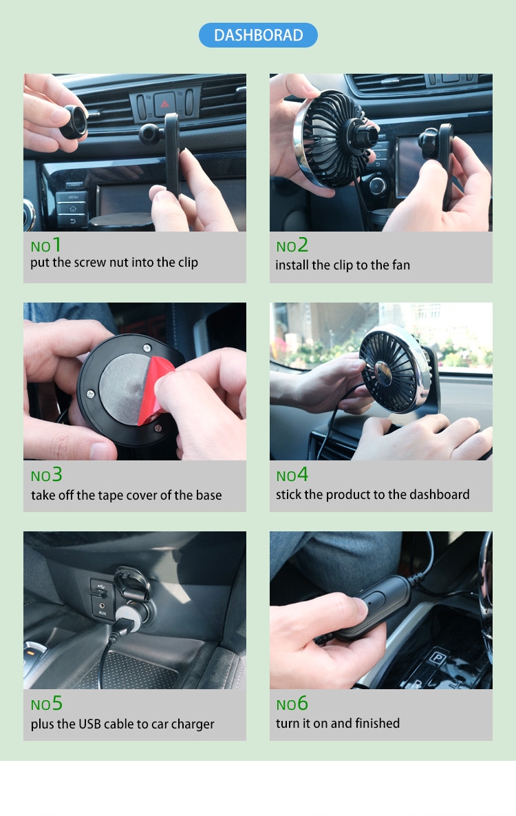 Mini Car Fan Display 6
