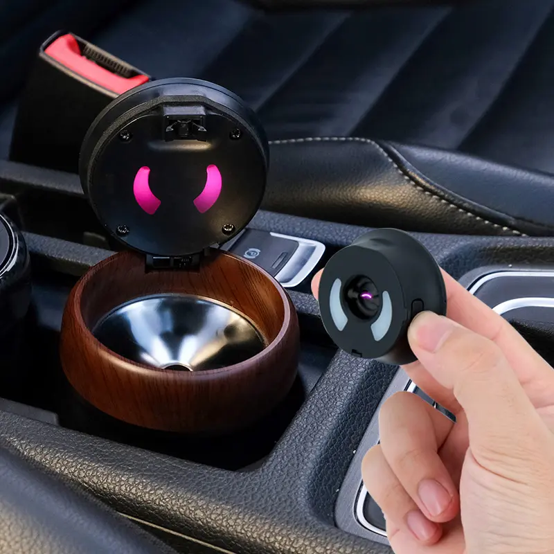 Custom N17D Car Cigarette Ashtray with Lighter and LED Suppliers, Factory