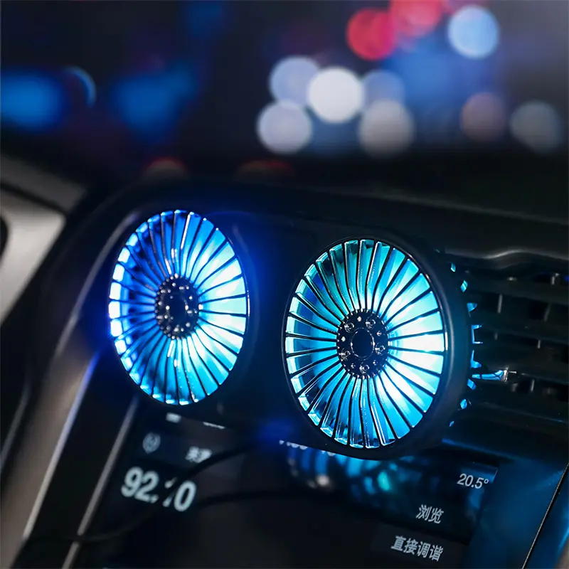 Wholesale F211 2-in-1 Dual Heads Car Fan Manufacturer, Manufacturers