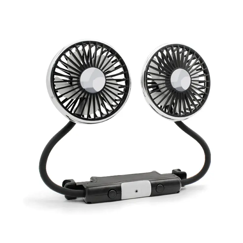 Wholesale F310 Dual Heads Car Seat Hose USB Cooling Fan Suppliers, Factory