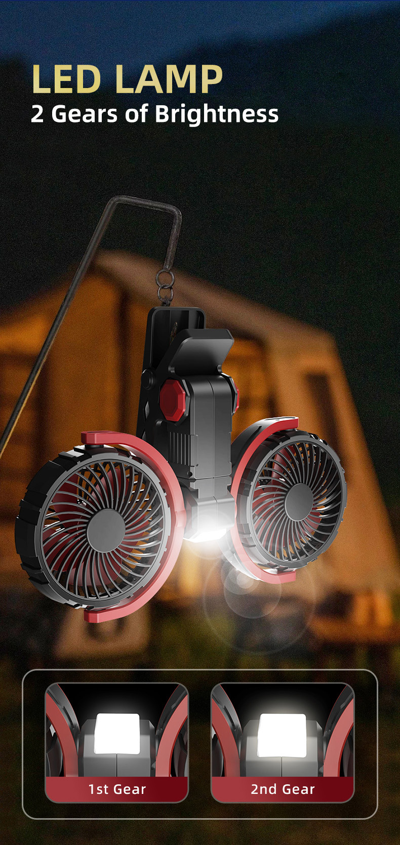 Dual Heads Fan 6