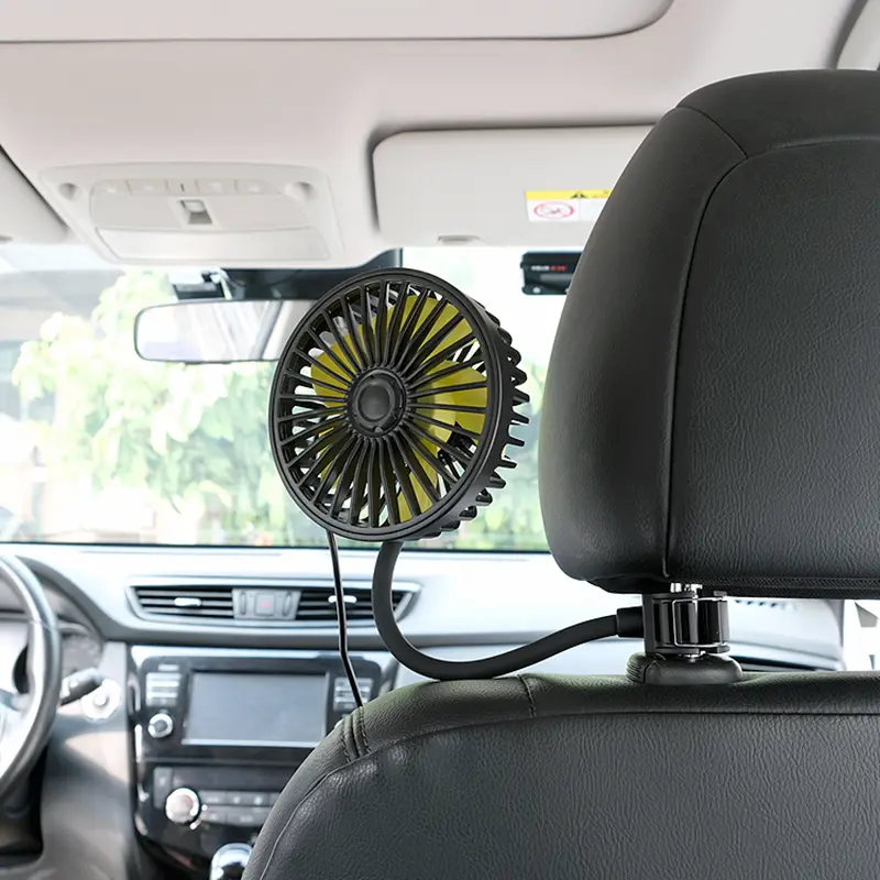 Wholesale F408 Car Hose Fan for Car Seat Headrest Dashboard Manufacturers, Suppliers