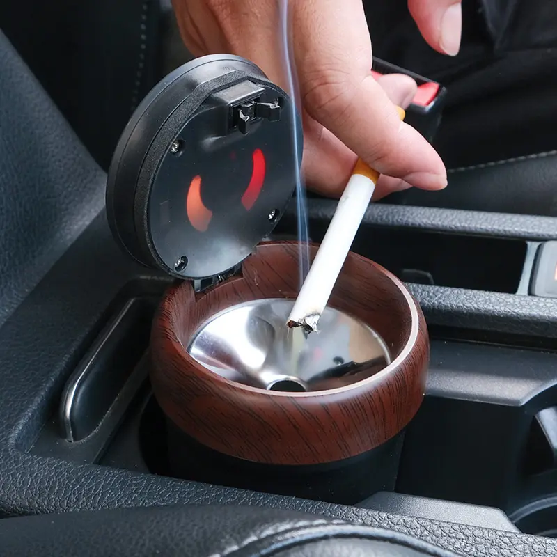 Custom N17D Car Cigarette Ashtray with Lighter and LED Suppliers, Factory