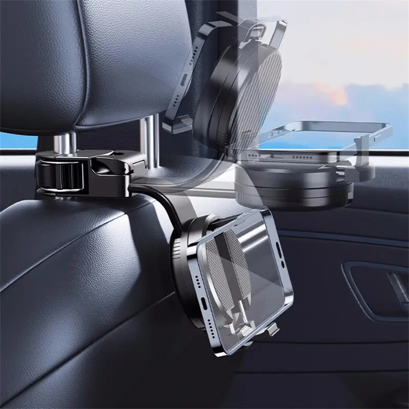 Wholesale Z291 4 Back Seat Phone Holder Mount with Hanging Hooks Factory, Factories