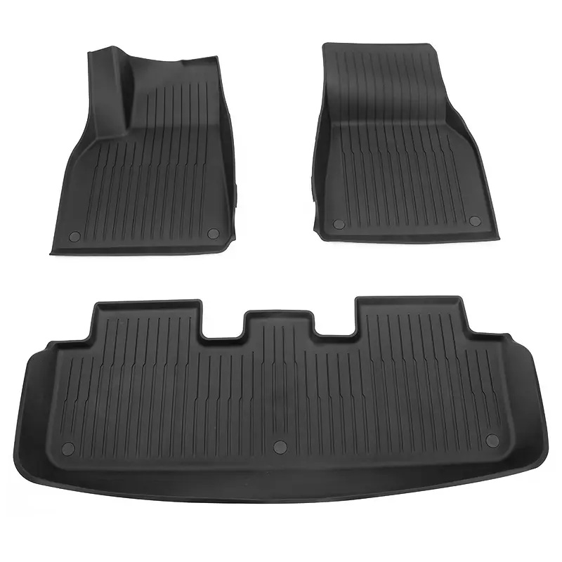 Custom Full Set 3D Injection TPE Floor Mats for Model Y Manufacturers, Suppliers