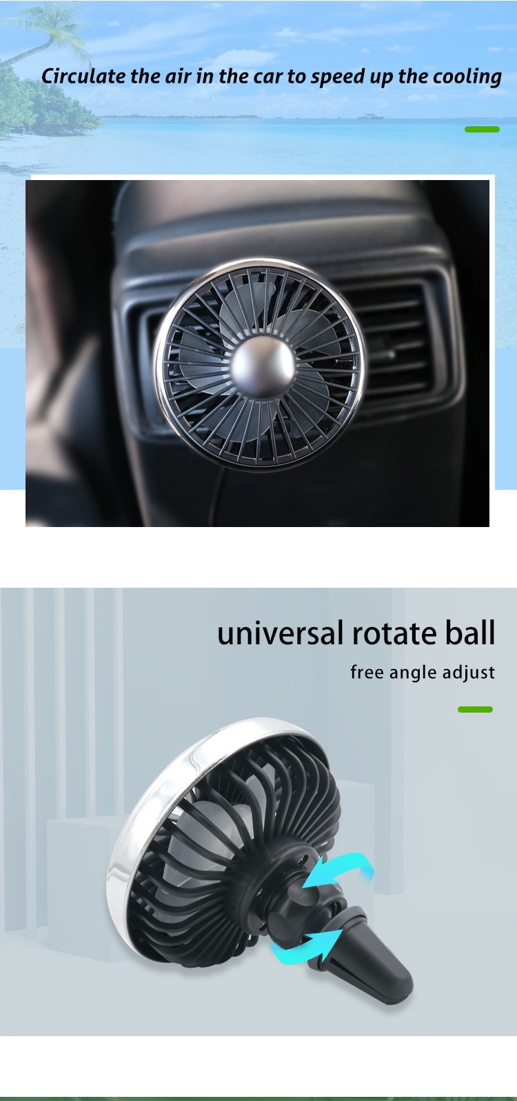 Mini Car Fan Display 7