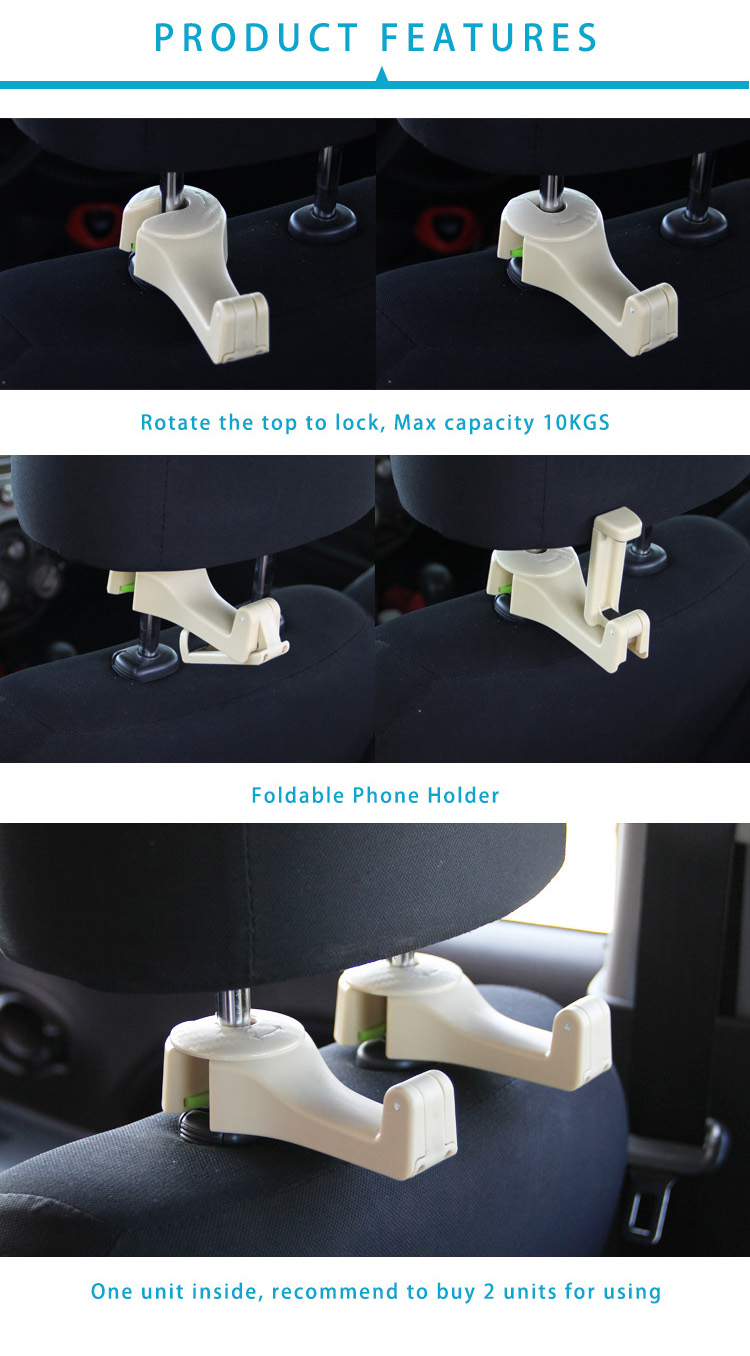 Car Seat Hook detail 4