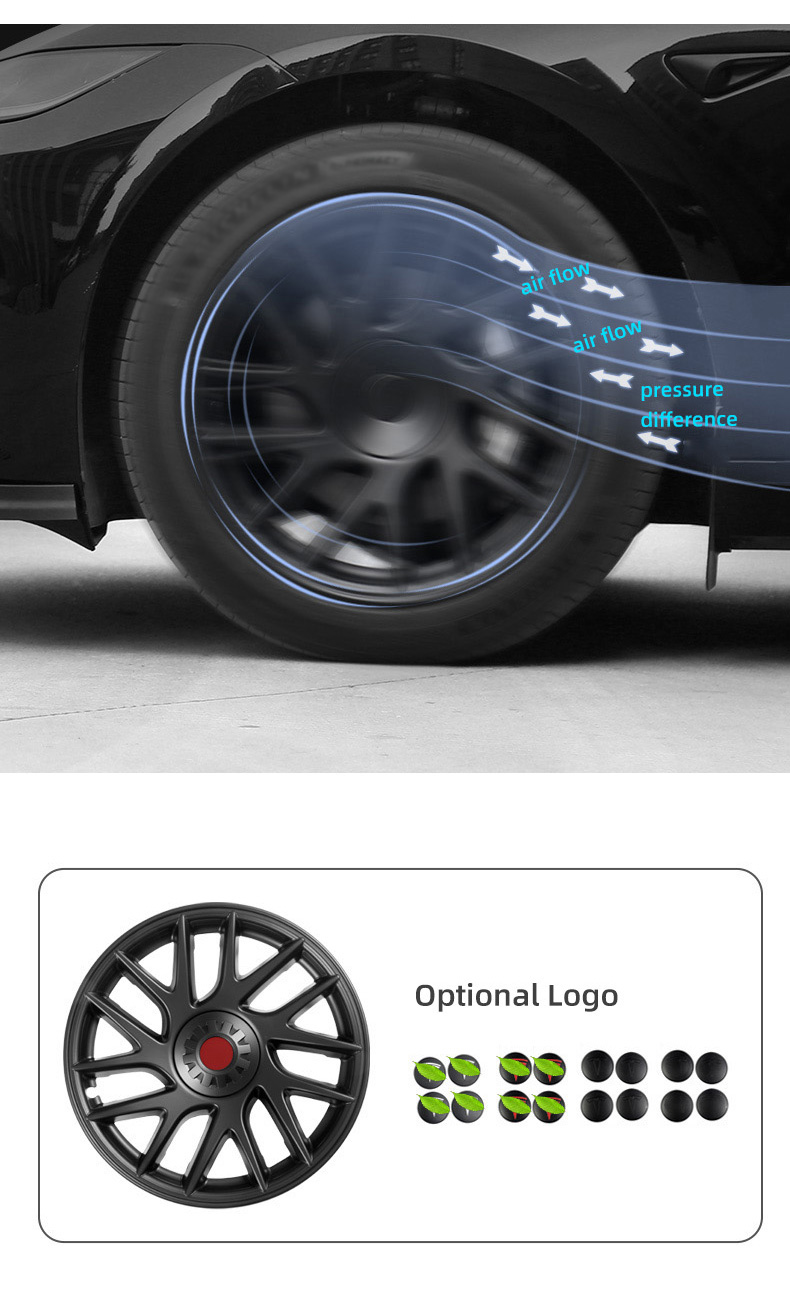 Tesla Wheel Cover Detail 5