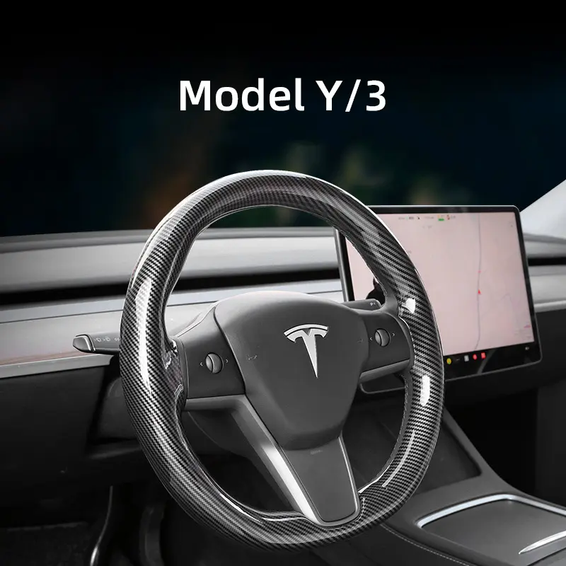 Wholesale Full Wrapped Steering Wheel Cover for Tesla Model Y/3 TSL80355 Suppliers, Factories