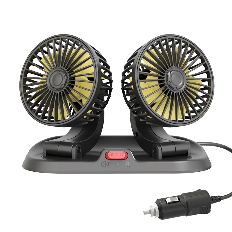 Custom F410 Dashboard Double Heads Car Fan Amazon Best Seller Manufacturer, Factory