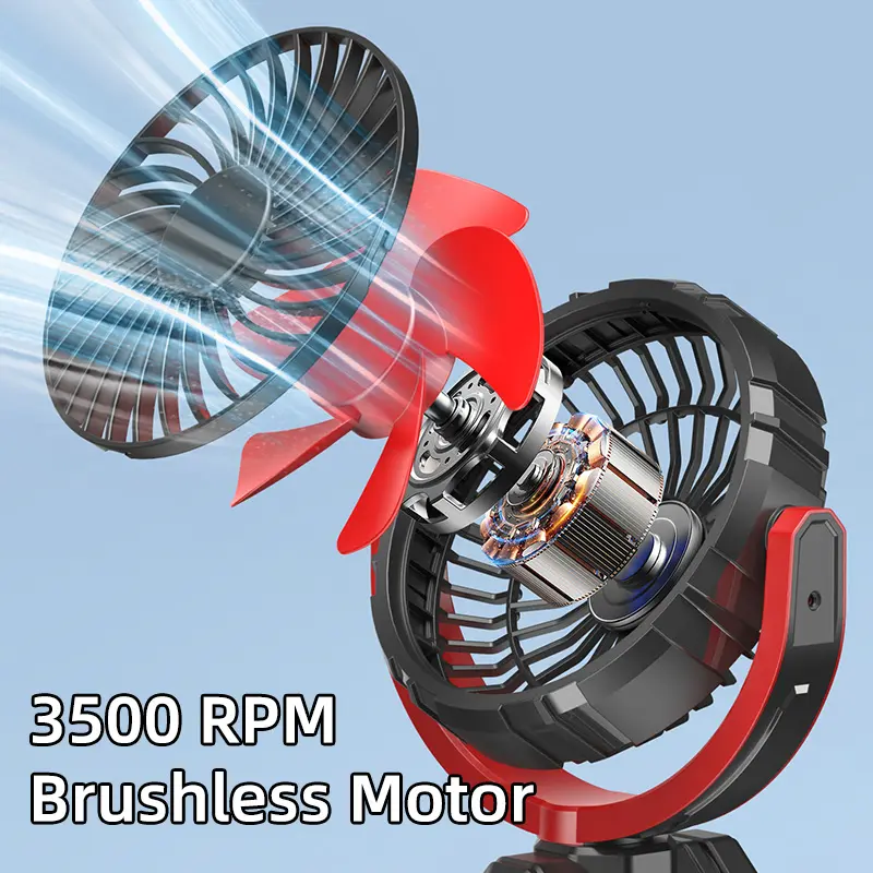 Custom F7102 Clip On Mini Cordless Electric Fans for Travel Camping Manufacturers, Factory