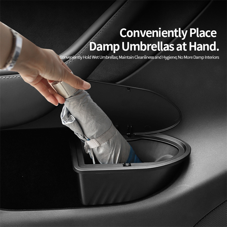 Tesla Model Y Door Trash Bin View 6