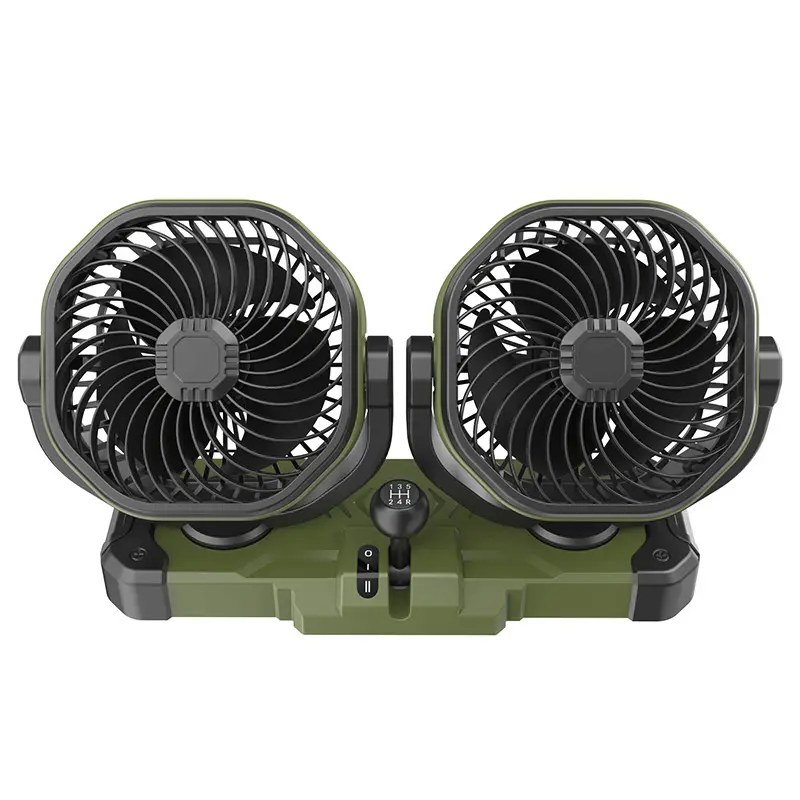 Custom F6603 Upgraded Dashboard Dual Heads Car Fan for Truck OEM ODM Suppliers, Factories