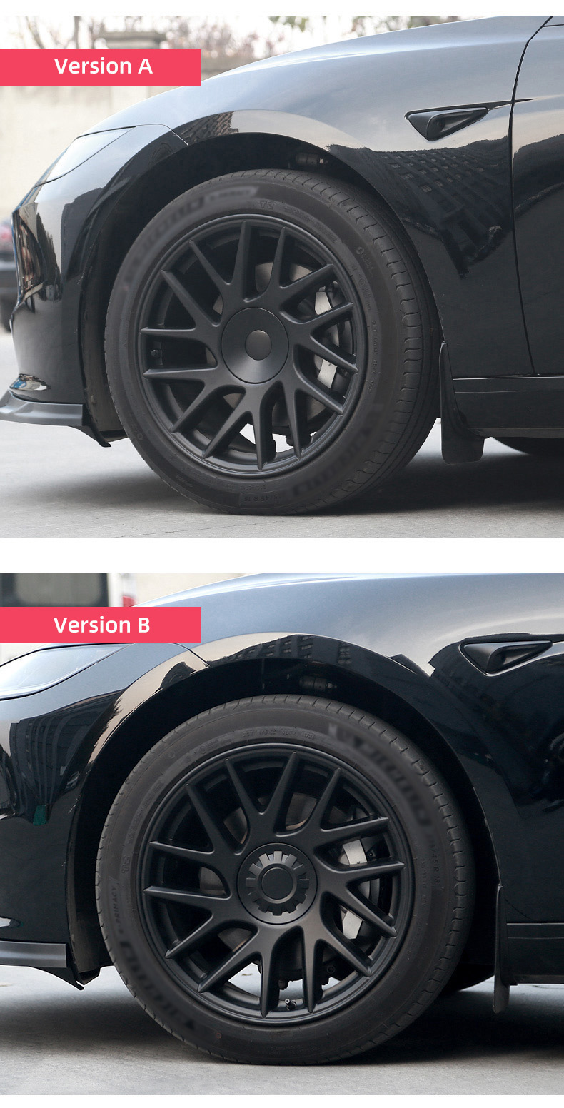Tesla Wheel Cover Detail 6