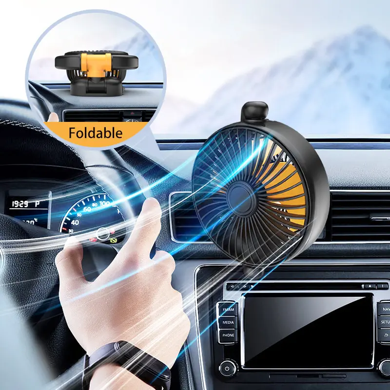 Custom 4.5 Inches Single Head Dashboard Car Fan F4501 Manufacturers, Suppliers