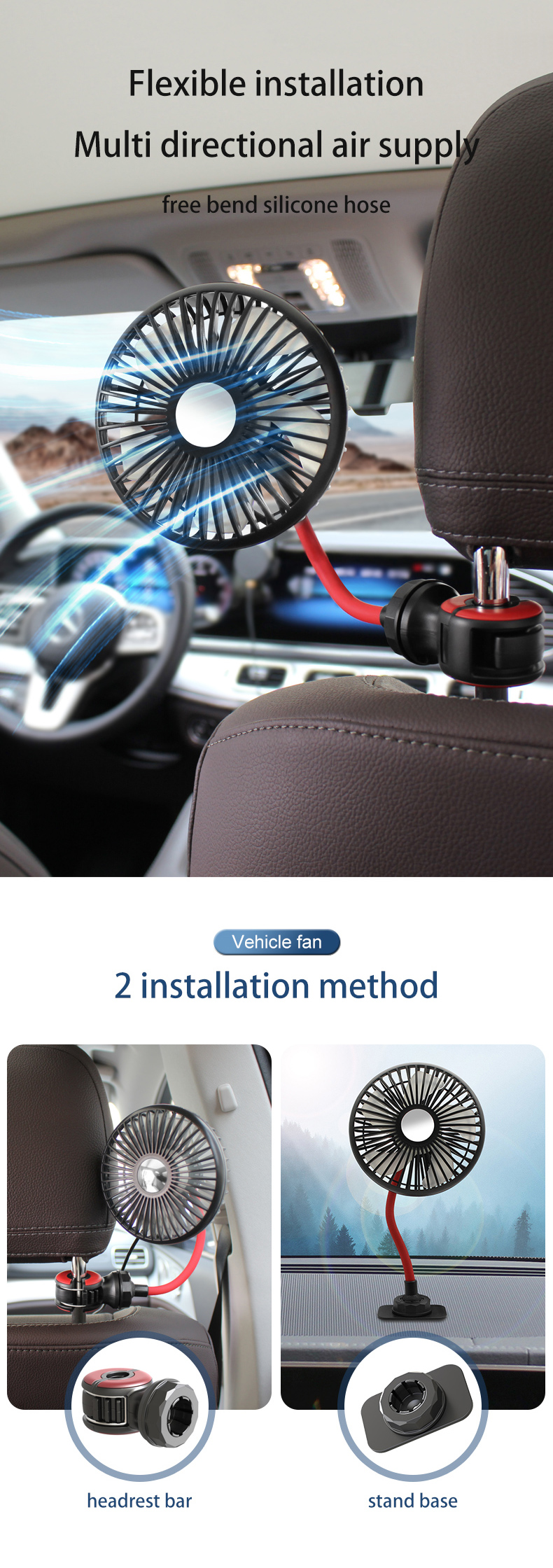 F508 Car Fan Display 3