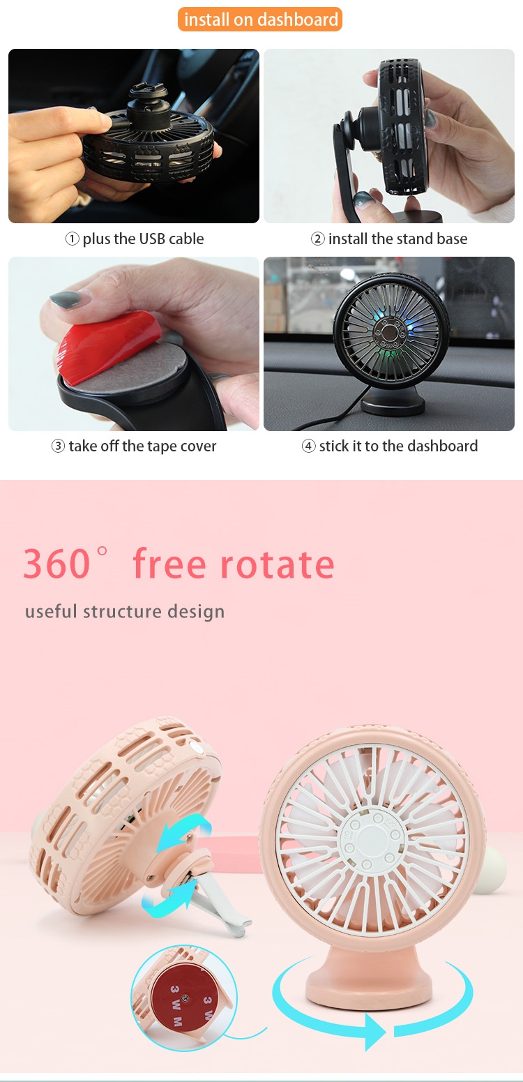 Mini Car Fan 7
