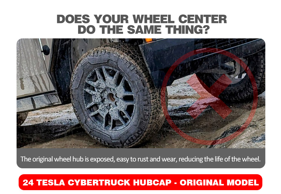 Tesla Cybertruck Wheel Cover 4