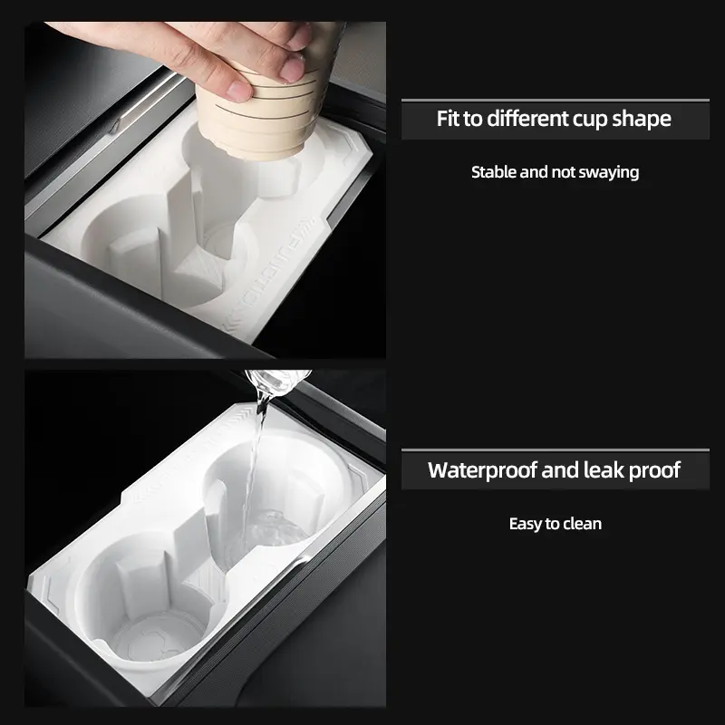 Wholesale Techware Style Center Console Cup Holder for Tesla Model 3 Highland Manufacturer, Factories