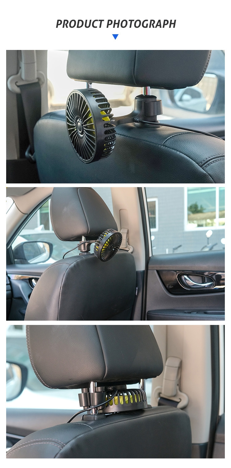 Car Rear Seat Fan Detail 7
