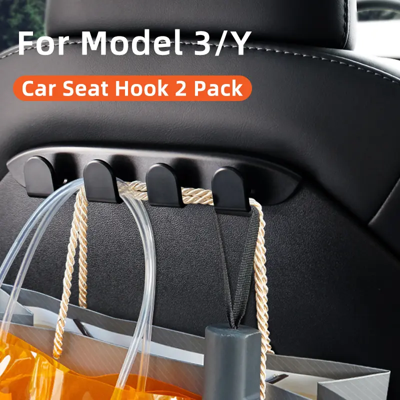 Wholesale G111 2-Pack Car Seat Hooks for Tesla Model Y/3 Accessories Manufacturers, Factories