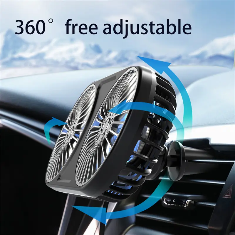 Wholesale F211 2-in-1 Dual Heads Car Fan Manufacturer, Manufacturers