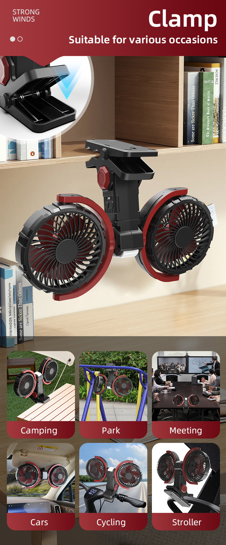 Dual Heads Fan 3