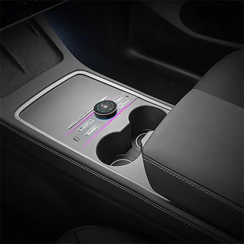 Wholesale Center Console LCD USB Hub with Physical Buttons for Tesla Model 3 Highland Model Y TSL80377 Manufacturers, Factories