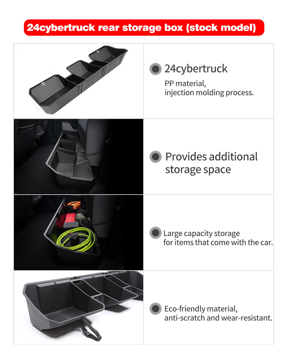 Tesla Cybertruck Rear Storage Box View 1