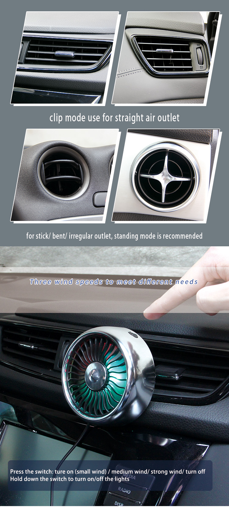 Mini USB Fan Detail 3