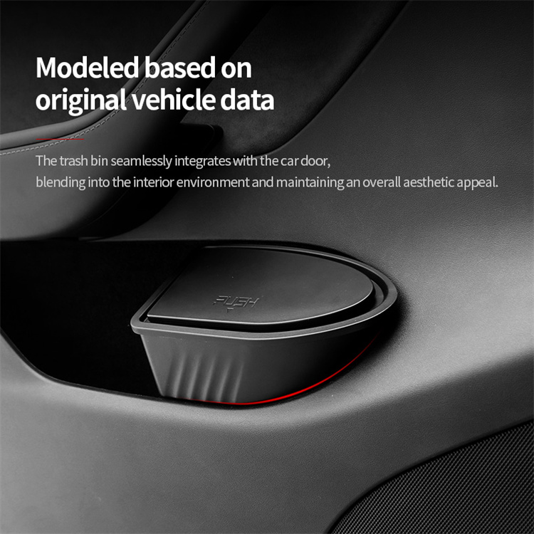 Tesla Model Y Door Trash Bin View 3